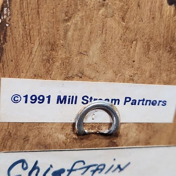 Vintage 91' Chieftain Appalachian Indian Head Ceramic Wall Decor - Picture 7 of 8